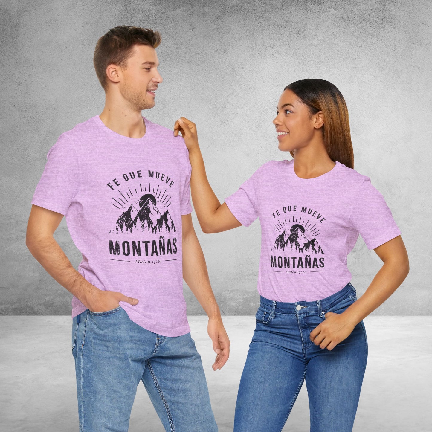 Camiseta “Fe Que Mueve Montañas” – (Mateo 17:20)