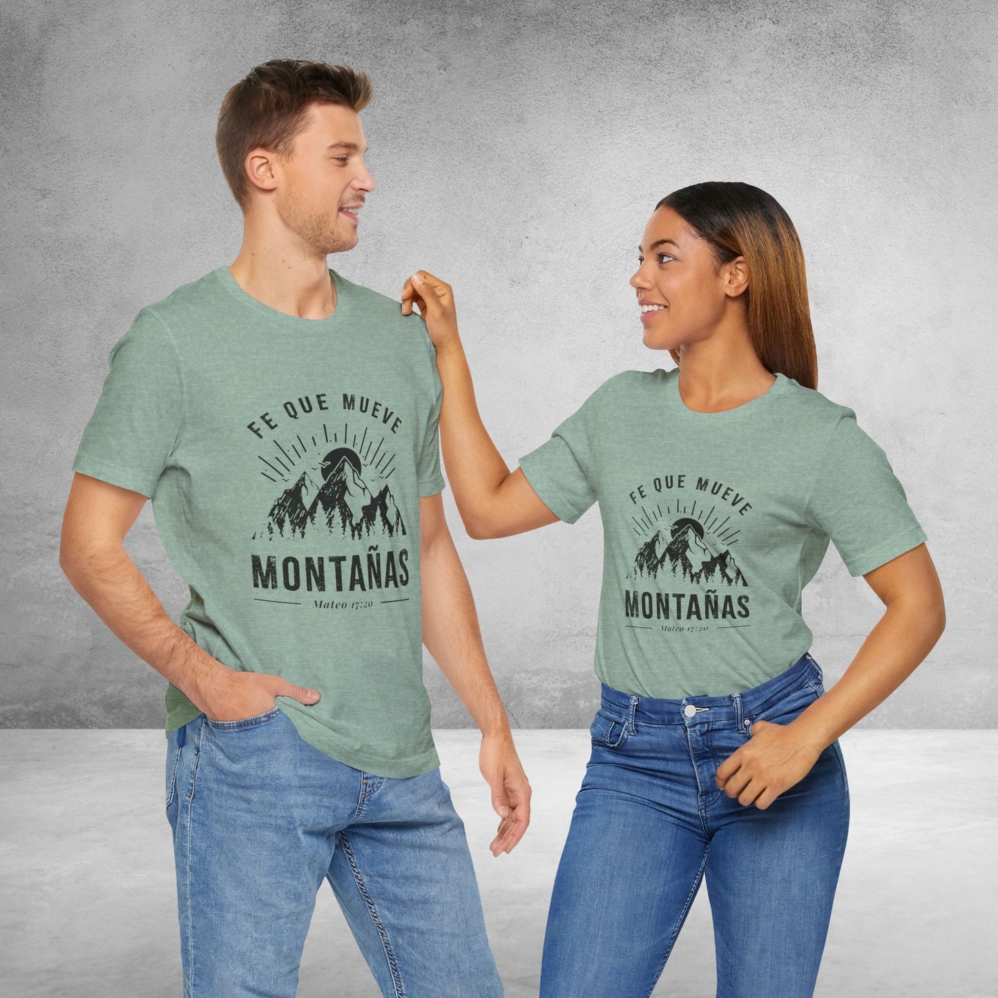 Camiseta “Fe Que Mueve Montañas” – (Mateo 17:20)