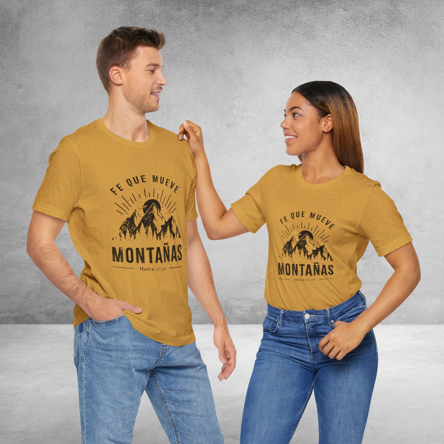 Camiseta “Fe Que Mueve Montañas” – (Mateo 17:20)