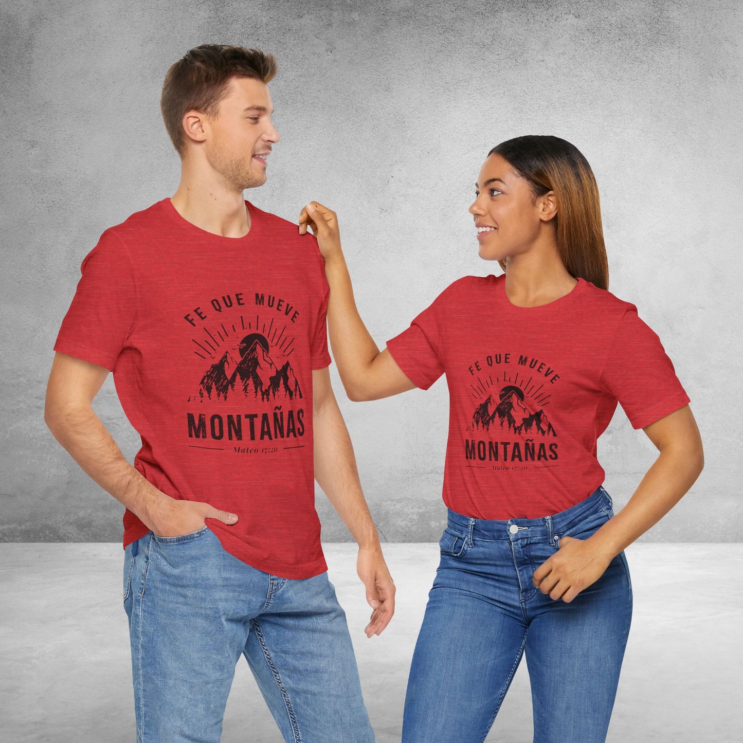 Camiseta “Fe Que Mueve Montañas” – (Mateo 17:20)