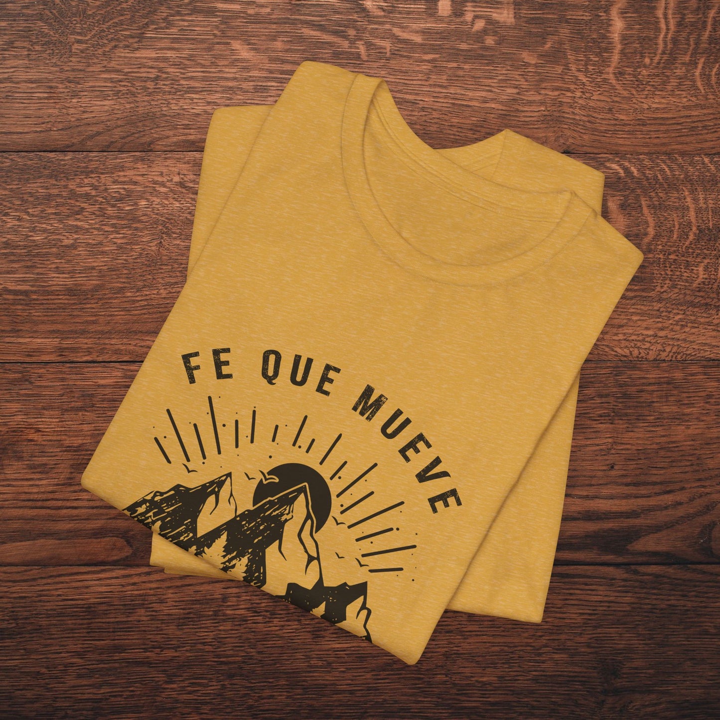 Camiseta “Fe Que Mueve Montañas” – (Mateo 17:20)