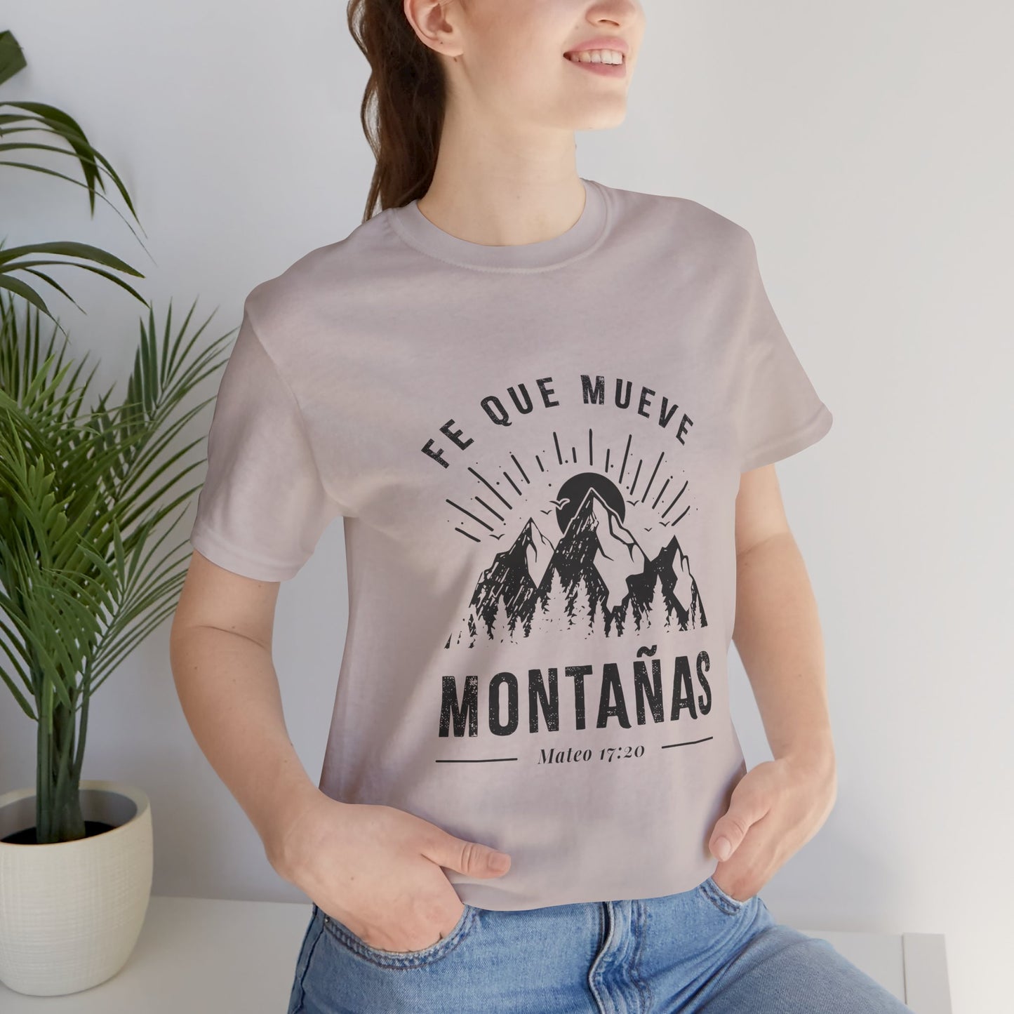 Camiseta “Fe Que Mueve Montañas” – (Mateo 17:20)