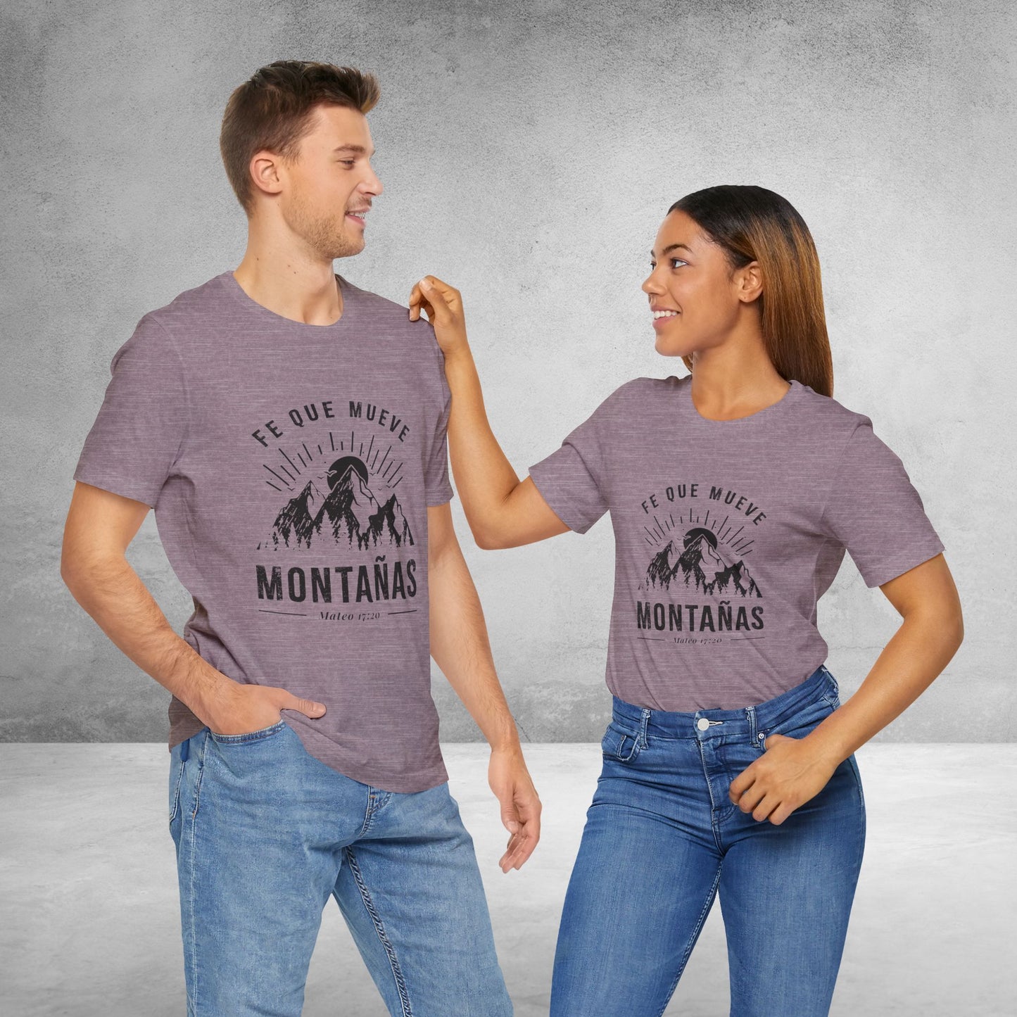 Camiseta “Fe Que Mueve Montañas” – (Mateo 17:20)