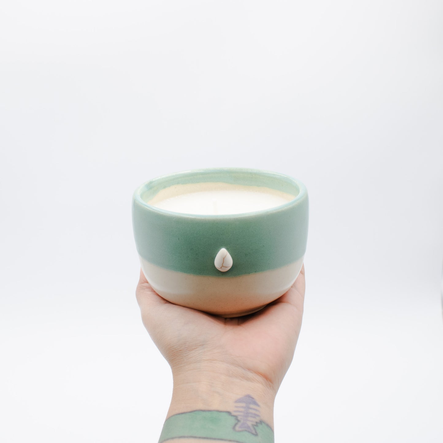 Matte Serenity Candle Bowl - Soft Cotton