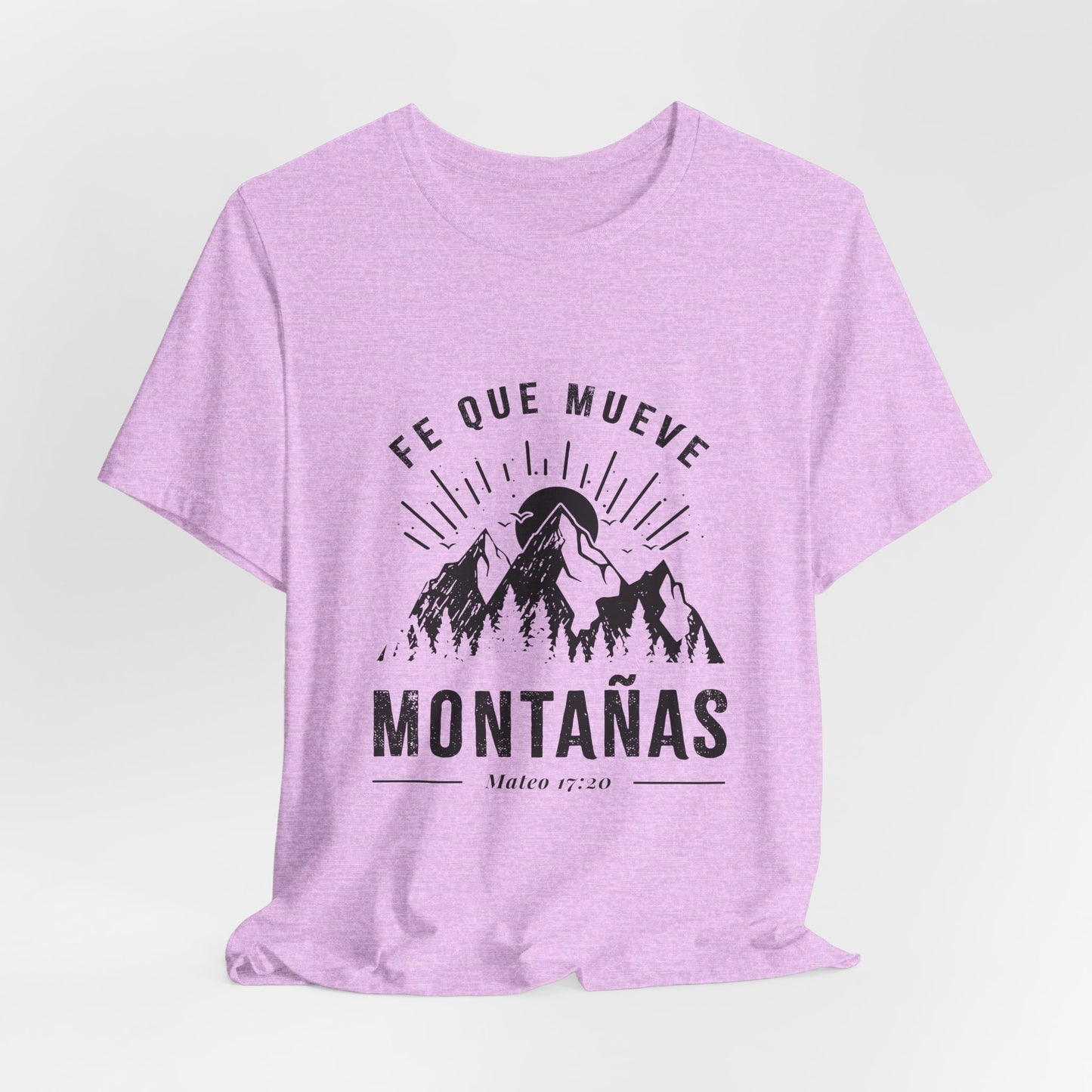 Camiseta “Fe Que Mueve Montañas” – (Mateo 17:20)