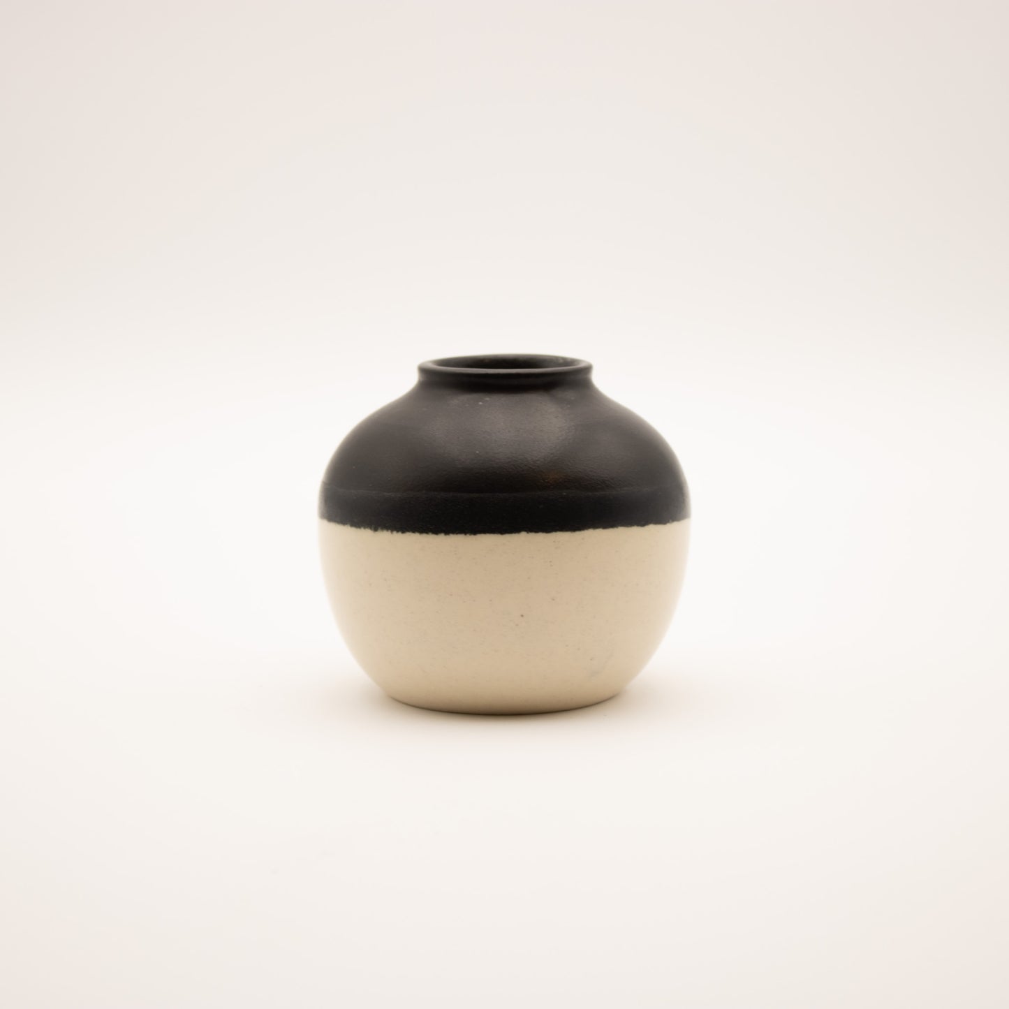 Dual-Toned Round Vase