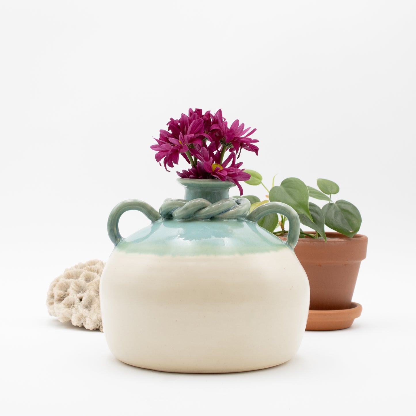 Turquoise Horizon Vase