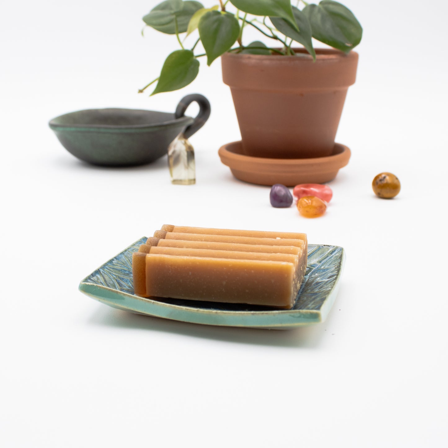 Azure Bloom Soap Dish